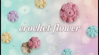 Super easy crochet flower | only 10 minutes crochet project