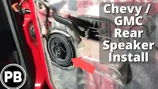 1999 - 2006 Rear Door Speaker Install Suburban Tahoe Yukon Avalanche Silverado