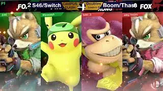Campus Clash Fall 2023 - Server64 / JohnSwitch vs Boom / Thass - Doubles Losers Finals