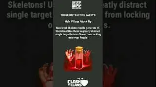 CLASH OF CLANS TIPS 32 #coc #shorts #cocshorts #skeletonspell
