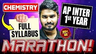AP Inter 1st Year Chemistry Complete Syllabus Marathon | Full Revision in One Shot | IPE 2026