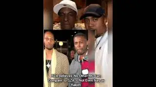 RZA Believes 'No Other MC Can Compare' to GZA &mdash; Not Even Nas or Rakim. #hiphopartist #rap #hiphop