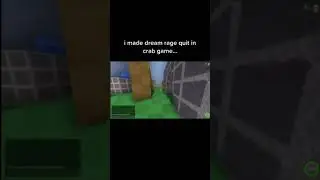 Dream rage quits crab game 😂☠️
