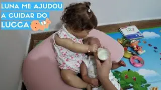 LUNA ME AJUDOU A CUIDAR DO BEBÊ REBORN LUCCA 👶🍼