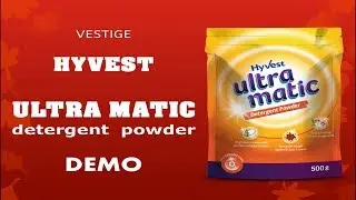 Vesige Ultra Matic Demo | वेस्टीज अल्ट्रा मैटिक डिटर्जेंट पाउडर डेमो | Detergent Powder