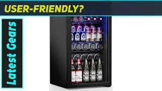 Manastin 120-Can Beverage Refrigerator Cooler &ndash; Best Mini Fridge for Drinks