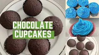 Easy and Quick Chocolate Cupcakes at home | How to make cupcakes for beginners