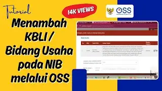 TERBARU 2024!!! Cara Menambah KBLI / Bidang Usaha pada NIB melalui OSS