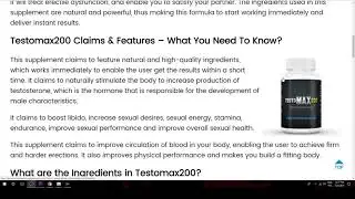 TestoMax200 Review &ndash; Read The Shocking Truth About TestoMax200