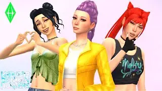 Rumi, Mira And Zoey [Kpop Demon Hunters] : Sims 4 I Create a Sim