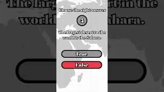 🌍 Geography Quiz Challenge &ndash; True or False Edition! 🌎