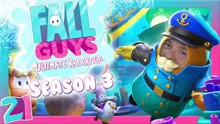 🔴 FALL GUYS: ULTIMATE KNOCKOUT 🏆 #21: Free for all Season 3 Sunken Secrets [ENDE]
