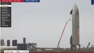 Spacex SN11 Voo AO VIVO