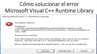 How to fix the Microsoft Visual C++ Runtime Library error