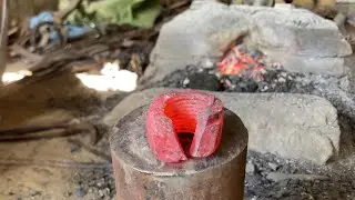 Amazing Khukuri making process From Old Nut / Blacksmith/#Blacksmith@n.kofficialchannel #viralvideo