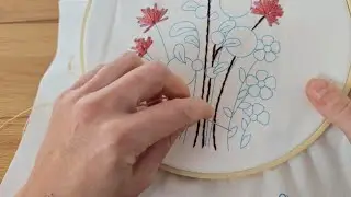 Relaxing ASMR Embroidery | No Talking, Just  Calming Stitches Sounds