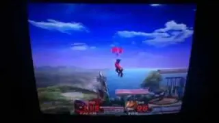 SSBB match 4.  Me-Falco.  CPU-Fox