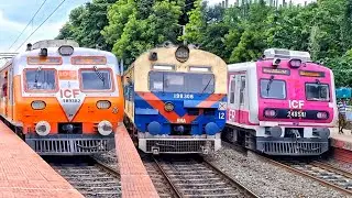 Unique Looking New & Old Different Types EMU & MEMU Trains of Sealdah Division | Indian Railways 