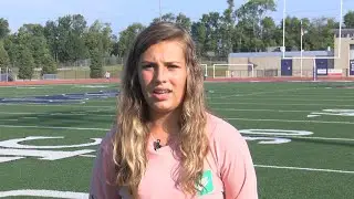 First girl football kicker on Ben Davis High School team in Indianapolis
