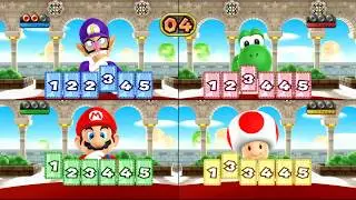 Mario Party 9 Minigame Mode #47 Step It Up Gameplay