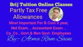 #Partly Tax Free Allowances#