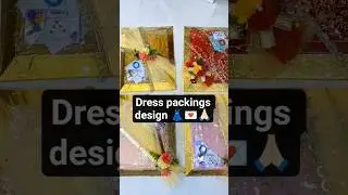 Fancy Dress Packings For Bridal Dresses/Accessories 👗💌 #wedding #trousseaupacking #diy #shortsfeed