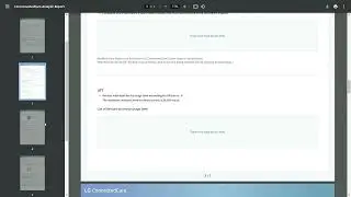 LG ConnectedCare - Report Generation