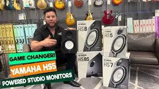 Обзор YAMAHA HS5: ПРАВДА о лучших бюджетных студийных мониторах для микширования (звуковой тест и...