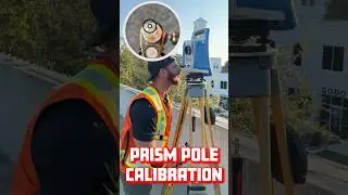 Prism Pole Calibration - Tribrach Method #totalstationsurveytraining #landsurvey