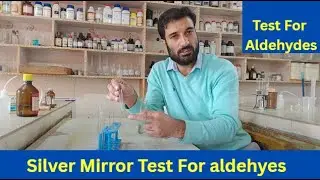 Test for Aldehydes | Silver Mirror Test | Tollens Reagent 