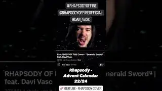 Rhapsody Advent Calendar - #rhapsodyoffire #fabiolione #giacomovoli #lucaturilli #cover #metal