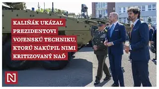 Prehliadka slovenských ťažkých zbraní: tanky, stíhačky F-16 aj húfnice. A čo na ne hovorí Pellegrini