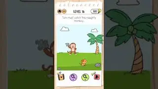 Brain Test 2 Tom's Adventure Level 16 #androidgameplay #braintest #gameplayshorts #shorts
