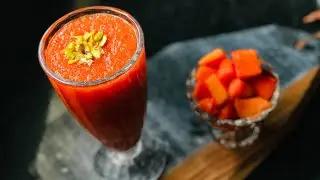 Healthy Papaya Fruit Juice | How to make Papaya Juice at Home| Refreshing Juice| Teluginti Vanta