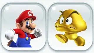 Super Mario Run - Gold Goomba Event (All Characters)