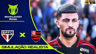 São Paulo vs Flamengo | Brasileirão 2026 | 1 Rodada | Simulação 4K60FPS Realista | Gogosz Patch.