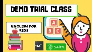 ESL DEMO - TRIAL CLASS- English for Kids | Online teaching | Home Based