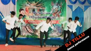 #dj tillu song dance performance   behalf of Sri Ram Navami at kadagamdhoddi (Raichur)