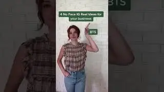 4 No Face Easy Instagram Reel Ideas for your Business! #shorts