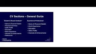 CV Workshop
