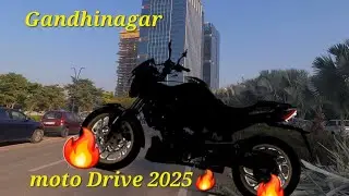 Gandhinagar road trip from Infocity to Gift City 2025 🛵🔥- Akash Payeng