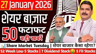 📊Share Market Tuesday : US Softens Stance on India&rsquo;s Russian Oil Deal | Dividend धमाका🔥 BPCL & GCPL