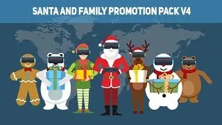 Santa and Family Promotion Pack V4- Motion Graphics