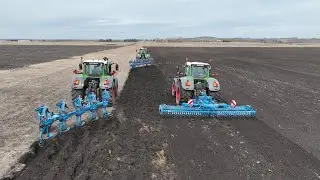 First Day Of Spring Plowing 2023 Fendt and Lemken