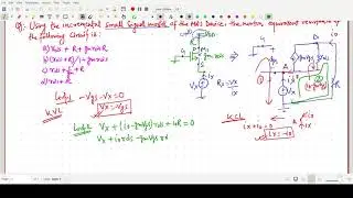 Gate 2020: Norton Equivalent Resistance Calculation in NMOS Circuit using Kirchhoffs Law