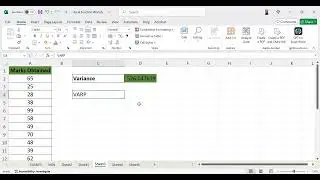 💡 EXCEL DATA ANALYSIS: VAR AND VARP FUNCTIONS MASTERCLASS!