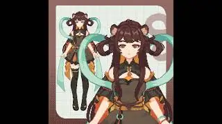 MikanVT | Quick Pixel Art VTuber Model Showcase