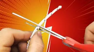 🛑CORTAR UNA CUERDA O CORD&Oacute;N SIN QUE SE DESHAGA 📌 &iexcl;Mira este TRUCO IMPERDIBLE!