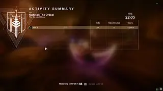 Solo Flawless 100k Nightfall: The Ordeal - Broodhold