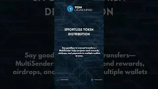 TonLaunchpad #motivation #blockchainfund #cryptocurrencywallet #crypto #cryptowallet #business